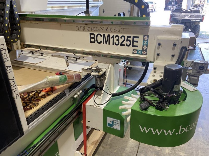 48″ x 96″ BCAM BCM1325E CNC Router, 2015