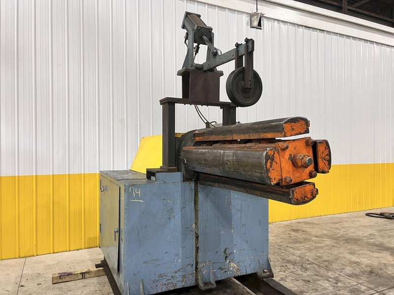 20,000 LBS X 46&quot; ROWE MOTORIZED COIL REEL UNCOILER: STOCK #21269