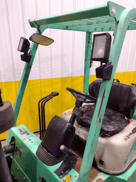 5,000 LB MITSUBISH MODEL #QA14  PROPANE FORKLIFT TRUCK: STOCK #19603