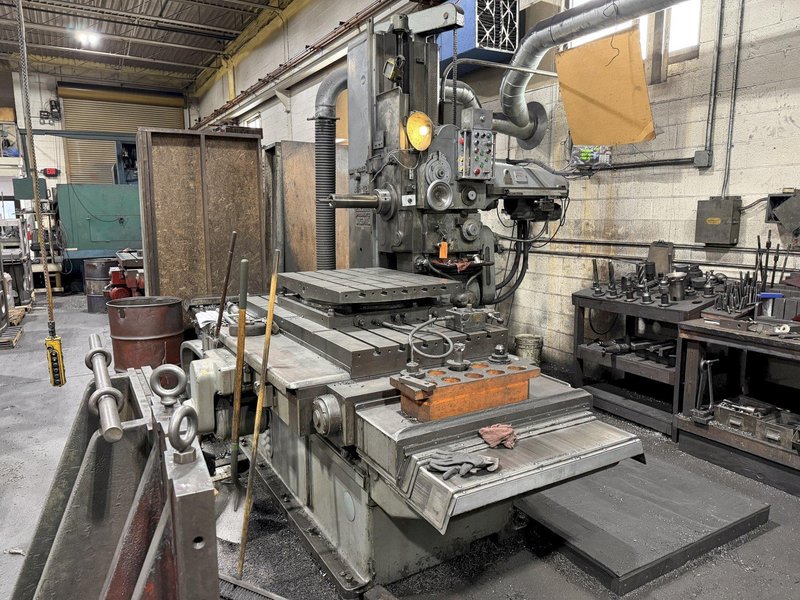 4" DEVLIEG 43H-72 SPIRAMATIC HORIZONTAL BORING MILL. STOCK # 0220226