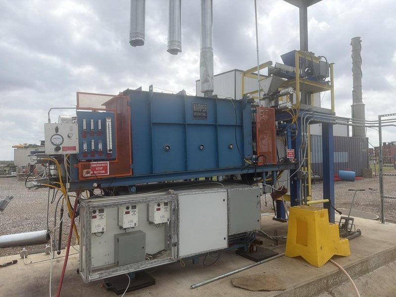 Harper GU-6D60-RTA-24 Propane/Hydrogen Reduction Kiln, 2024 – Process Equipment