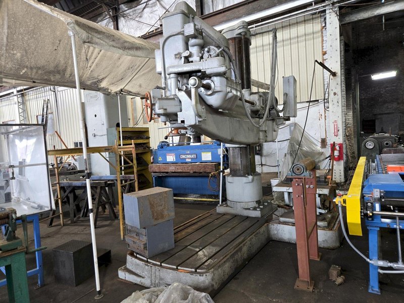 5' X 19" CINCINNATI-BICKFORD SUPER SERVICE RADIAL ARM DRILL. STOCK # 0983426