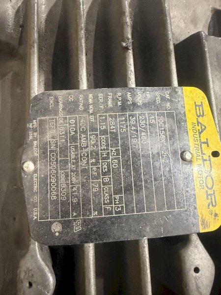 15 HP HYDRAULIC POWER UNIT INCLUDING TANK AND CHILLER : YOBRO #25414
