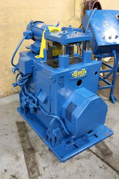 18 TON TISHKEN MODEL #CO-6-412 CUT OFF PRESS:  STOCK #67399