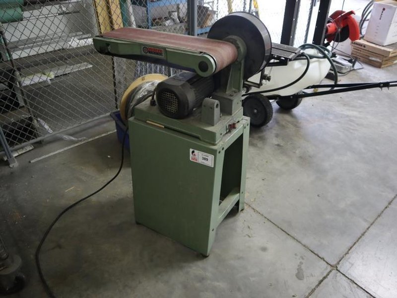 Central Machinery Combination Belt | Disc Sander Grinder, 6" Belt, 9" Disc, Metal Base, Single Phase- Auction Item