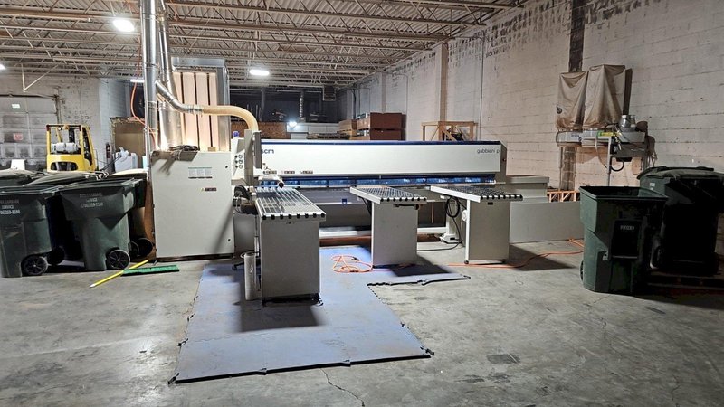 SCM Gabbiani P75 Beam Saw, 2019 – LOW HOURS, Dust Collector