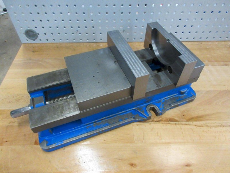 Kurt D688 6&quot; Machine Vise with 3&quot; Tall Steel Soft Jaws- Auction Item