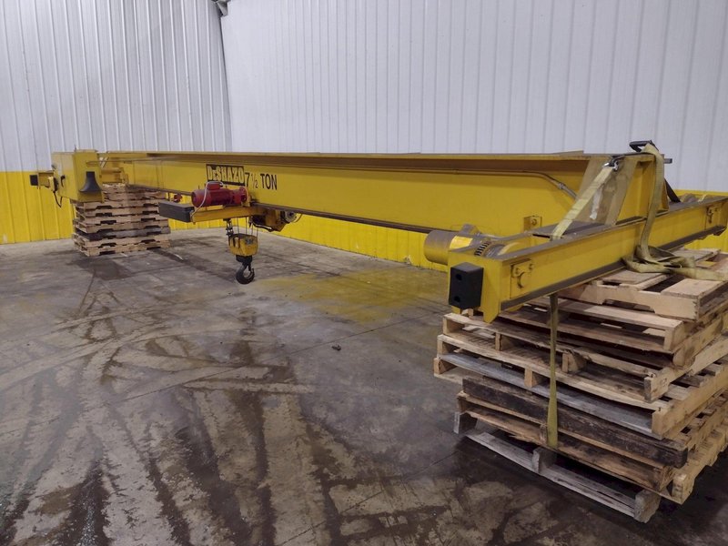 7.5 TON DESHAZO SINGLE GIRDER TOP RUNNING BRIDGE CRANE WITH STREET HOIST: YOBRO 24991