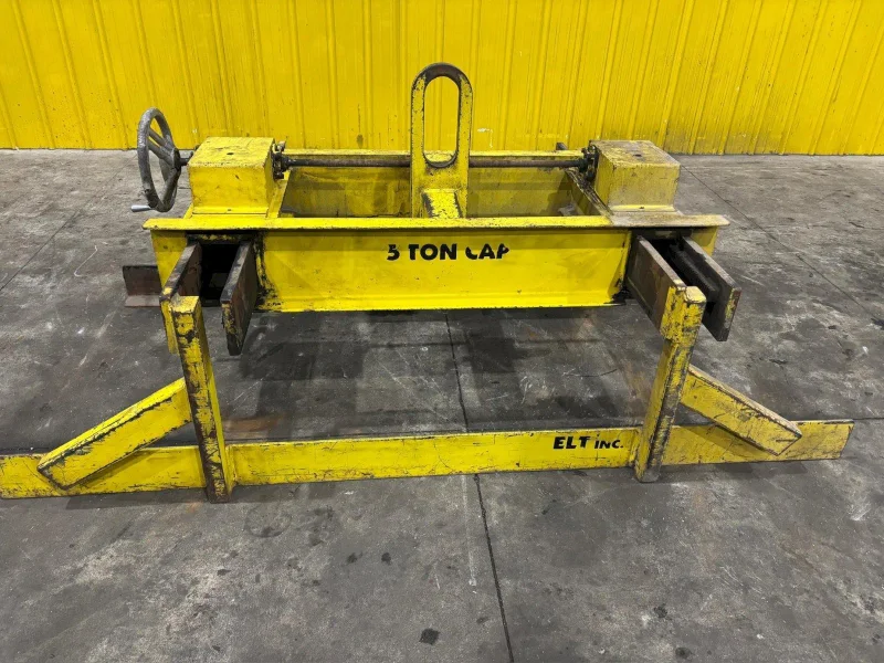 10,000 LBS x 24" TO 80" WIDE CALDWELL MODEL #TSL-10-72-24-16 CRANE SHEET LIFTER STOCK# 4364