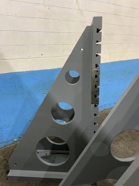 1 SET OF 24" X 72" GIDDING &amp; LEWIS T SLOTTED ANGLE PLATES: STOCK #80792