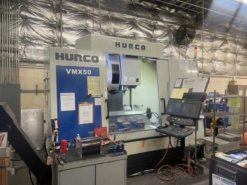 Hurco VMX-50 VMC, 2012 – WinMax Software, Chip Conveyor, Under Power