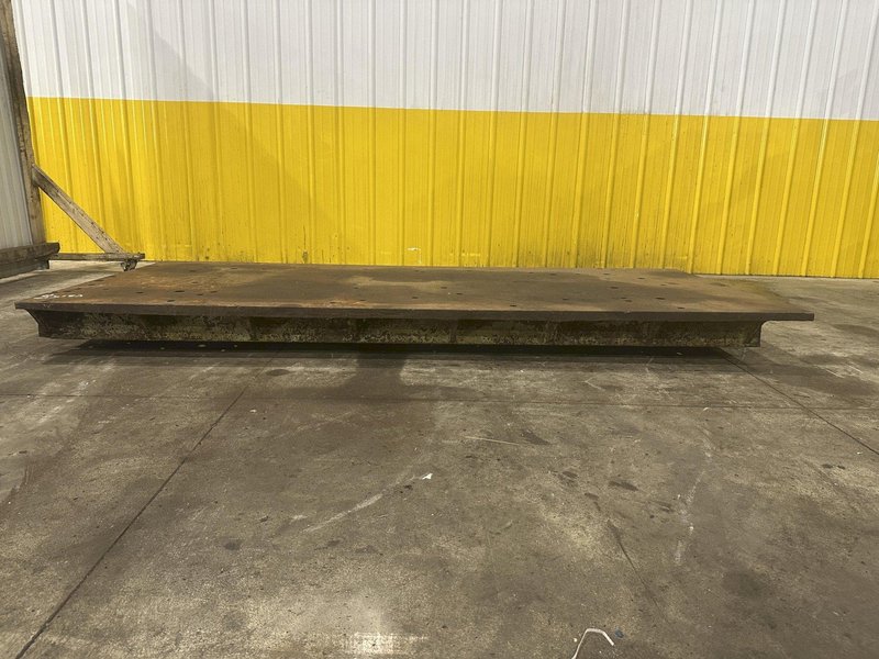 114&quot; X 51&quot; X 7&quot; HIGH STEEL LAYOUT RISER PLATE: STOCK #23182