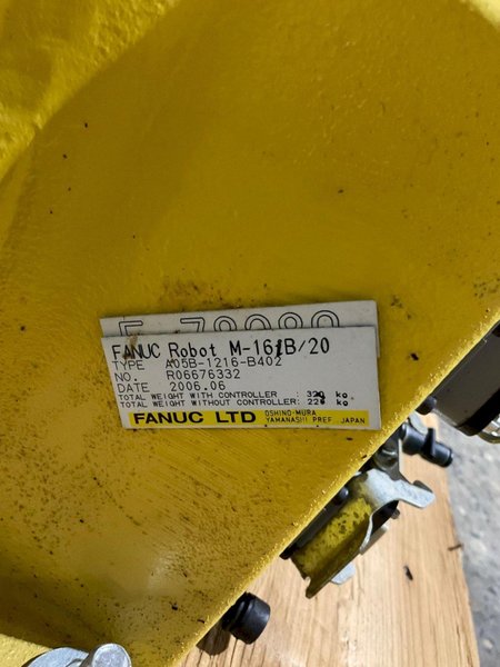 FANUC M-16IB/20 ROBOT + R-J3IB CONTROLLER USED