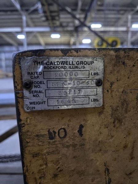 10 TON CALDWELL C-HOOK: YOBRO #25227