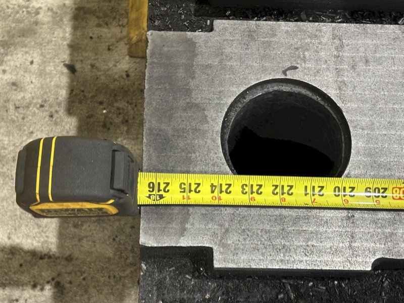 78&quot; X 216.5&quot; &#039; BAY CAST T-SLOTTED CAST LAYOUT FLOOR PLATE: STOCK  #22064