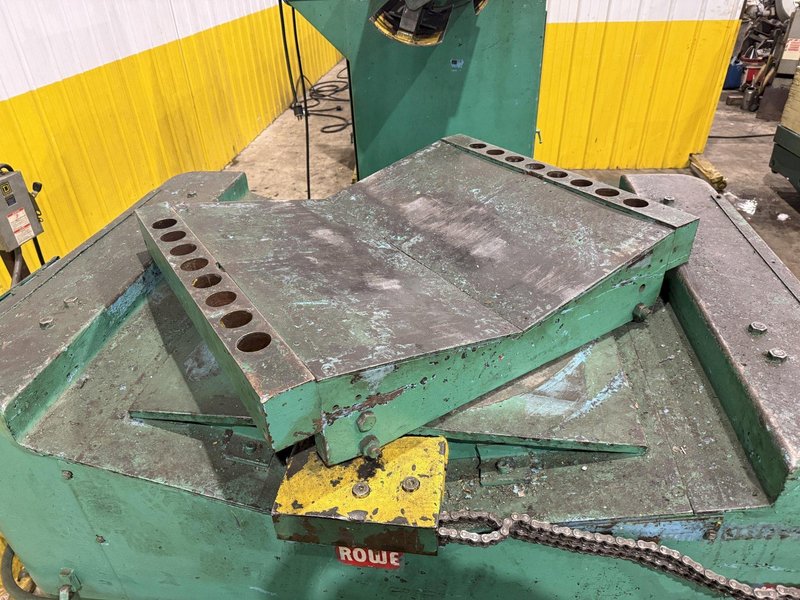 10,000 LBS X 24" X .105" ROWE ENTRY SERVO FEED LINE, COIL CAR, REEL, STRAIGHTENER, INDRAMAT SERVO FEED: YOBRO #24518