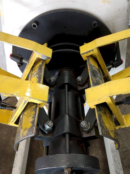 1,100 LB X 16&quot; GSW MODEL #MHM0.5/1250SO SERVO MOTORIZED COIL REEL UNCOILER, NEW 1996: STOCK 12988