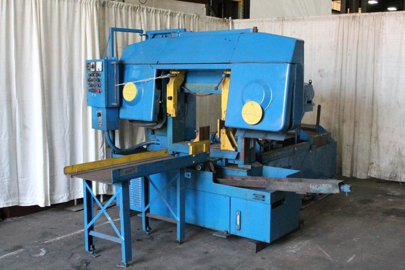 18" X 18" WELLS MODEL #14 AUTOMATIC HORIZONTAL SAW: STOCK #65059