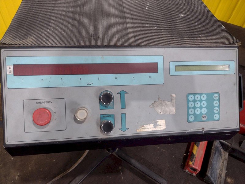 (4) 17,000 LBS EACH/68,000  LBS TOTAL EUROGAMMA  PORTABLE COLUMN LIFTS JACKS : STOCK #19497