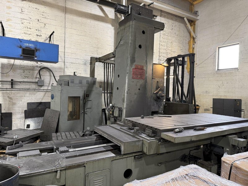 5" DEVLIEG 5K-120 CNC SPIRAMATIC HORIZONTAL BORING MILL WITH FAGOR CONTROL. STOCK # 0219826