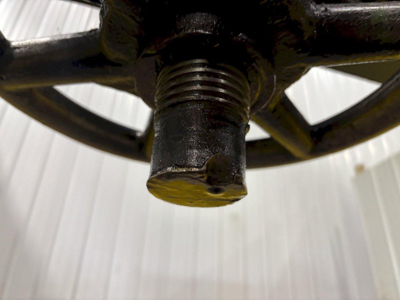 60 TON BRIDGEPORT MANELY H-FRAME HYDRAULIC POWERED SHOP PRESS: STOCK #23116