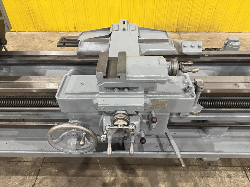 28&quot; X 144&quot; LODGE &amp; SHIPLEY 8-7/8&quot; HOLLOW SPINDLE ENGINE LATHE 8-7/8&quot; HOLE: STOCK #24032