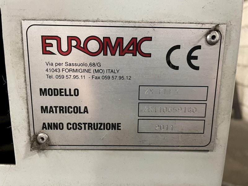 USED EUROMAC 24 TON CNC PUNCH MODEL ZX FLEX 1500/22-2500, Stock# 11058, Year: 2011