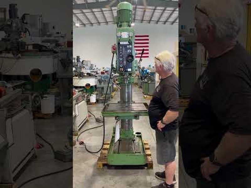 IBARMIA B-70  31-1/2” Geared Head Drill Press &amp; Power Down Feed #7013