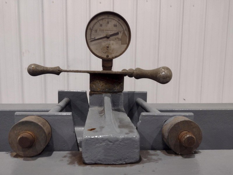 125 TON X 48" DAKE H-FRAME HYDRAULIC PRESS: YOBRO #24587