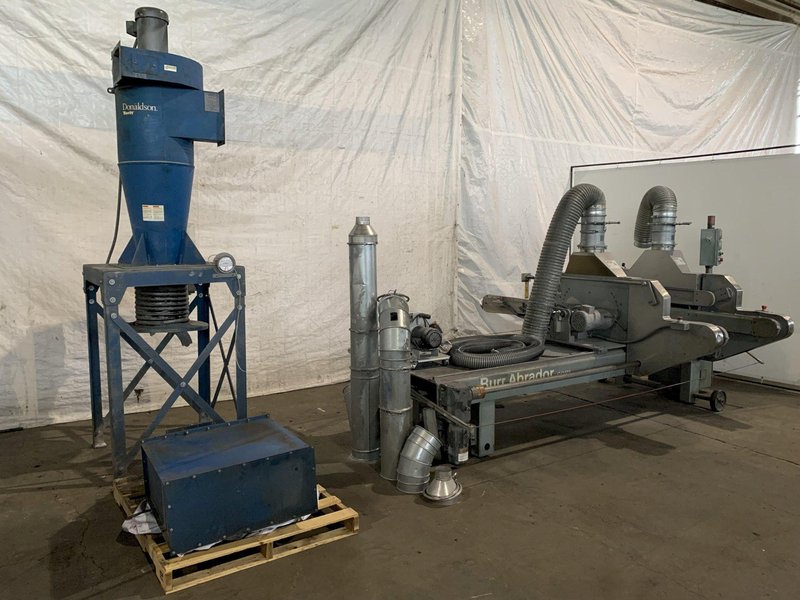 96&quot; X 96&quot; BURR-ABRADOR TOP SIDED DEBURRING MACHINE. STOCK # 0746323