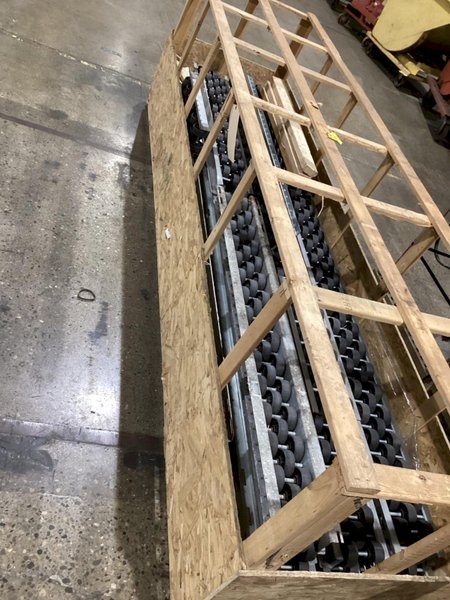 LOT of MALLARD Pallet Flow Conveyor Channels CR125BSPL-120-36104 USED