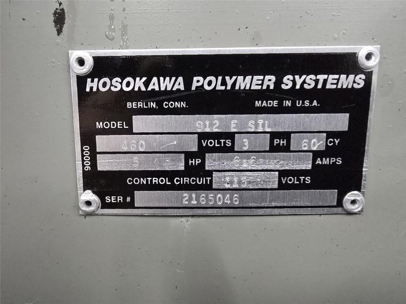 Polymer Systems Used 912 E SIL Granulator, 5 HP, 9" x 12"