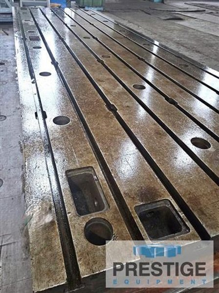 78.74&quot; x 236.22&quot; 15.75&quot; Cast Iron T-Slotted Floor Plates (6-Available)