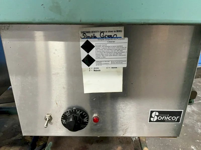 SONICOR 3 SINKS ULTRA SONIC WASH AND RINSE STATION