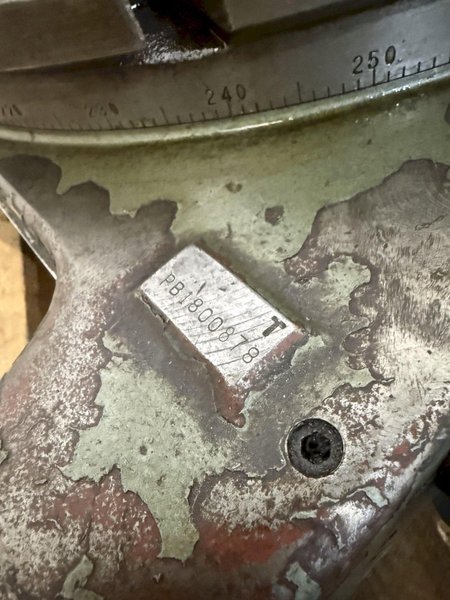 18" ADVANCE ROTARY TABLE. STOCK # 1216225