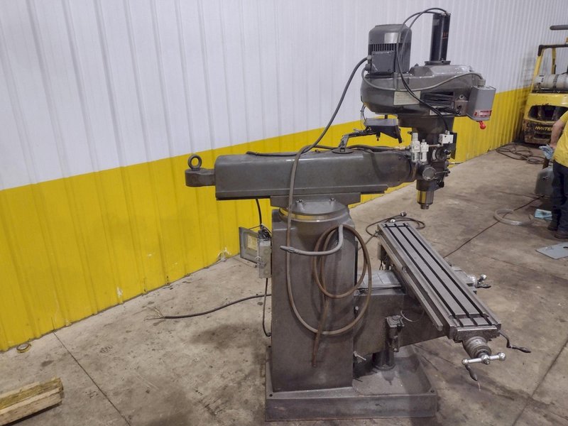 3 HP LAGUN MODEL #FTV-2 VERTICAL RAM TYPE KNEE MILL WIGH DRO &amp; POWER FEED  : YOBRO 25403