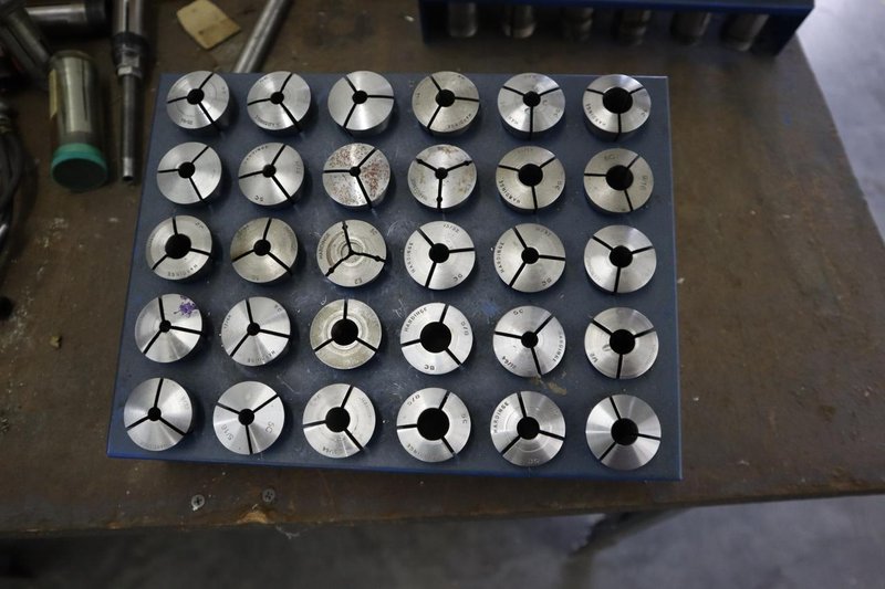 5C Collets with Metal Divider Rack- Auction Item
