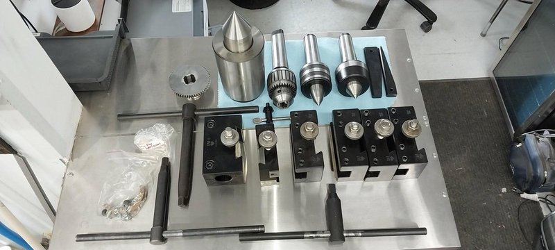 28″ x 160″ Lion CU730 Gap Bed Engine Lathe, 2023 – 4″ Bore, Tailstock, Steady Rests