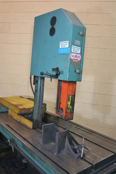 18' X 20' KALAMAZOO MODEL #VT-18 VERTICAL BAND SAW: STOCK #62132