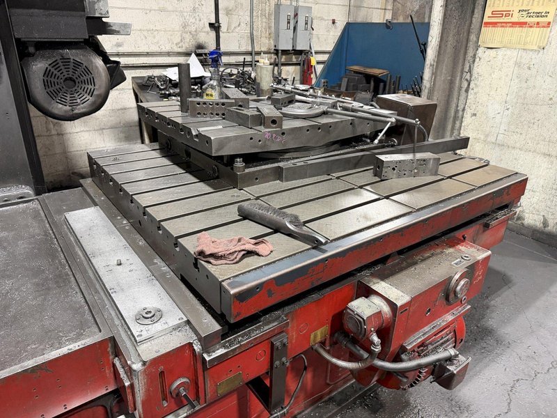 4" DEVLIEG 4K-60 SPIRAMATIC HORIZONTAL BORING MILL. STOCK # 0220126