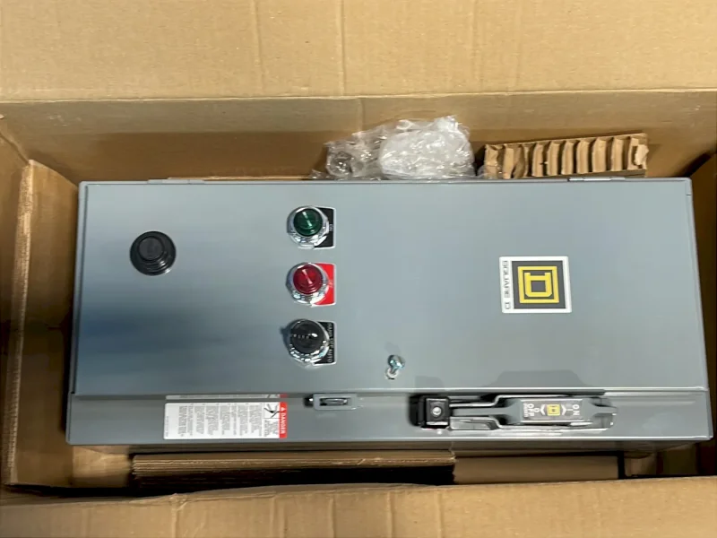SQUARE D 5 HP AC COMBINATION MOTOR STARTER  -  8538SBG33V01CH309P92SX22Y74