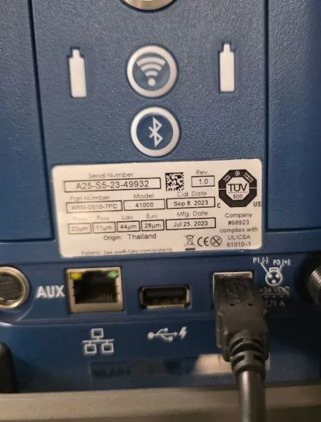 FARO QUANTUM S MAX (2.5m) 7-AXIS ARM W/ LASER LINE PROBE