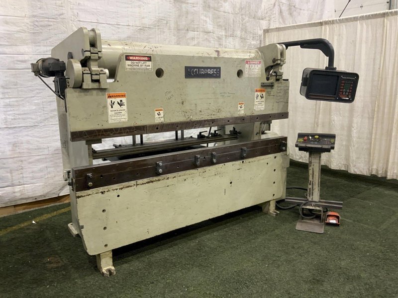 60 TON X 8' ACCURPRESS HYDRAULIC PRESS BRAKE: STOCK #80973