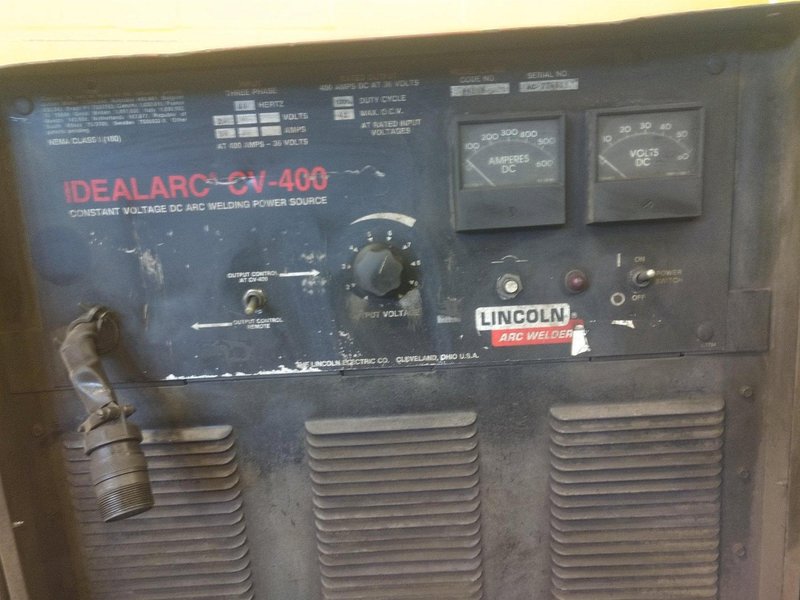 400 AMP LINCOLN ELECTRIC IDEALARC DC-400 WELDER: STOCK #14080