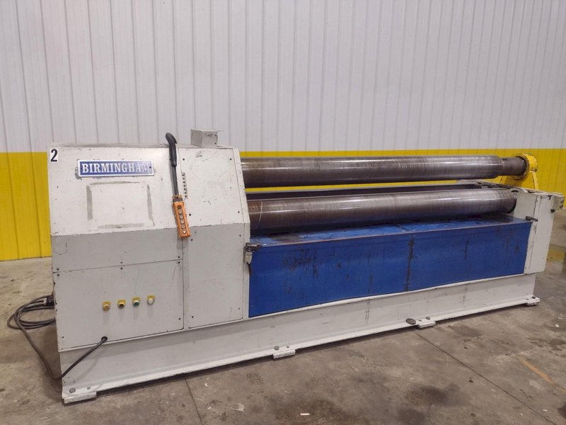 8' X 1/4" BIRMINGHAM MODEL #RH-0806 HYDRAULIC DOUBLE PINCH PLATE ROLL 2007: YOBRO #25022