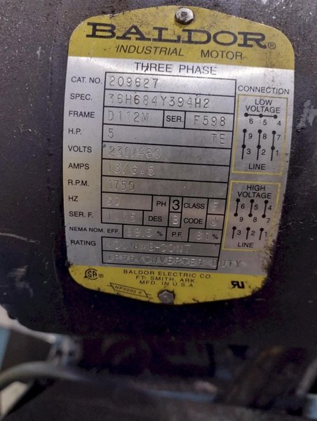 13" X 13" DOALL C-3300NC AUTOMATIC HORIZONTAL BANDSAW. STOCK # 1109625