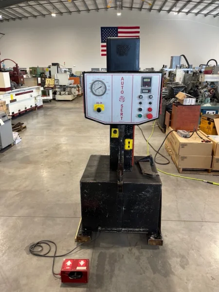 AUTO SERT # AS-7.5 Hydraulic Insertion Press 7.5 Ton USA #6681