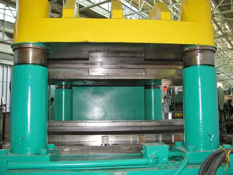 150 TON YODER 4 POST CUTOFF PRESS: STOCK #54606