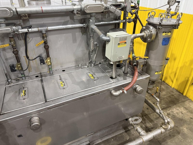 2018 JENFAB STAINLESS MODEL #LJ 19" ROTARY DRUM WASH / RINSE / DRAY PARTS WASHER SYSTEM: YOBRO #24681