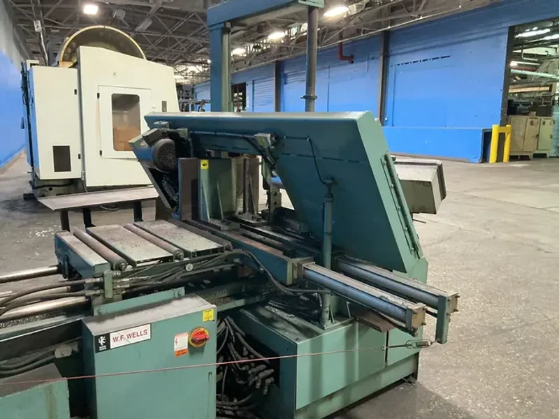 W.F. WELLS INC  HORIZONTAL BAND SAW   -  F-1620-A CNC